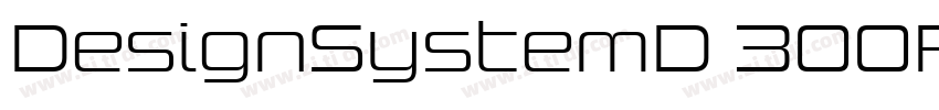 DesignSystemD 300R字体转换